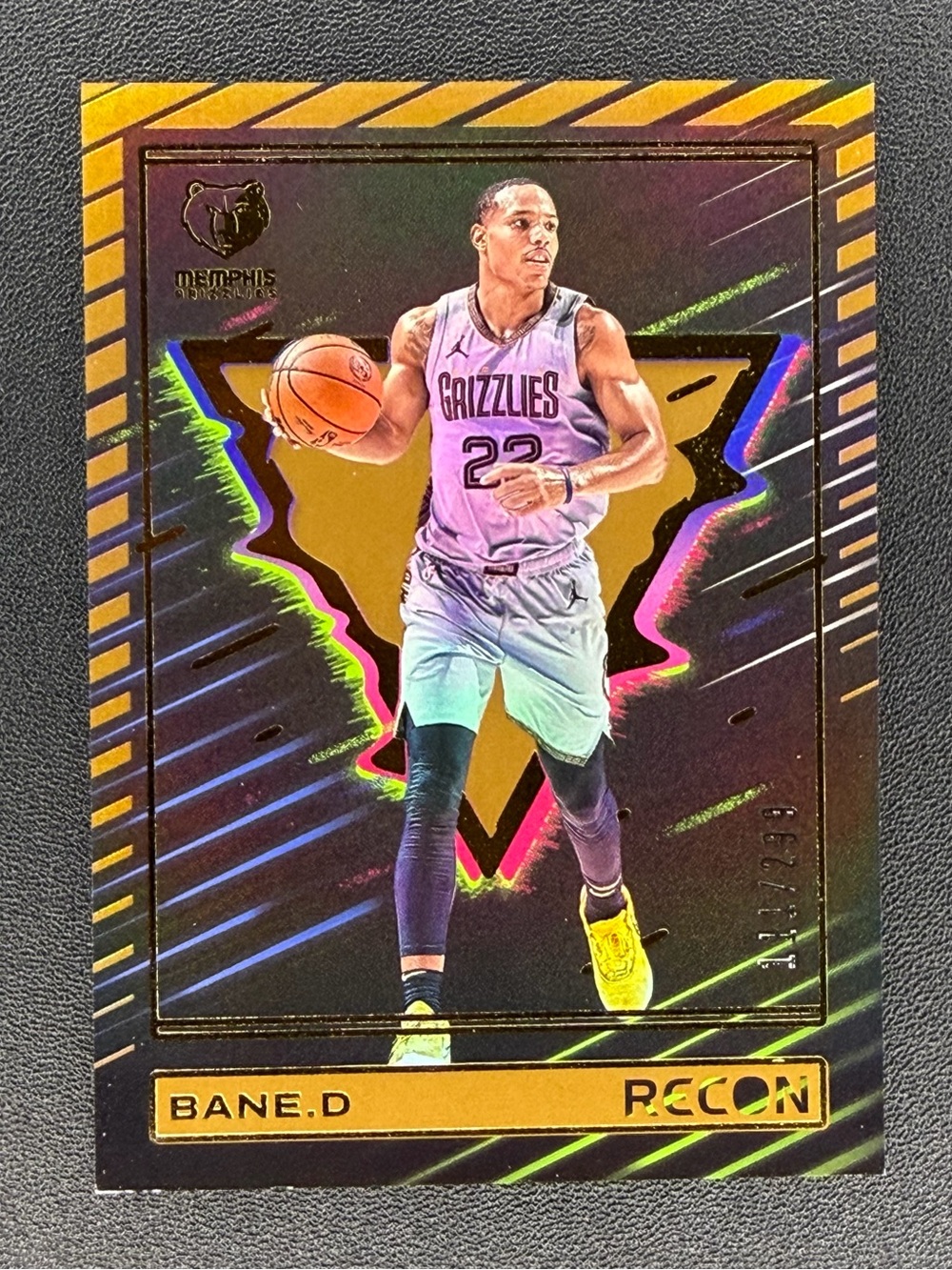 2023-24 Desmond Bane Panini Recon Bronze Holo /299 Memphis Grizzlies TCU #125